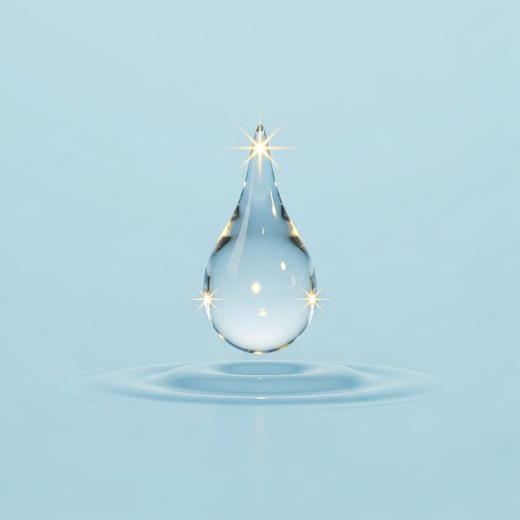 Fuktning och hydration illustration